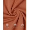 imageZESICA Womens Long Sleeve Fall Dresses 2025 Fashion V Neck Casual Loose Ruffle Flowy A Line Tiered Midi DressRust