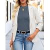 imageZESICA Womens Long Sleeve Shirts 2025 Fall Mock Neck Ribbed Knit Slim Fit Tops Basic Tees Going Out Outfits ClothesDustyblue