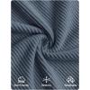 imageZESICA Womens Long Sleeve Shirts 2025 Fall Mock Neck Ribbed Knit Slim Fit Tops Basic Tees Going Out Outfits ClothesDustyblue