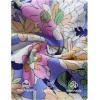 imageZESICA Womens 2025 Summer Casual Floral Print Short Sleeve V Neck High Waist A Line Tiered Flowy Boho Maxi DressPurple