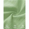 imageZESICA Womens 2025 Summer Strapless Mini Dress Off Shoulder Smocked Tiered Irregular Irregular Ruffle Beach Tube SundressGreen