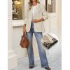 imageZESICA Business Casual Blazers for Women 2025 Fall Work Office Jackets Lapel Open Front Blazer Outfits with PocketsApricot