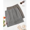 imageZESICA Plaid Mini Skirt for Women 2025 Fall Winter High Waist A Line Bodycon Pencil Skirts TrendyBlack