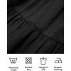 imageZESICA Womens 2025 Bohemian Summer Floral Print One Shoulder Sleeveless Smocked Ruffle Tiered Beach Long Midi DressBlack