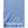 imageZESICA Womens 2025 Summer Boho Midi Dress Short Puff Sleeve Flowy A Line Tiered Beach Vacation Long DressesLight Blue
