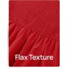 imageZESICA Womens 2025 Summer Boho Midi Dress Short Puff Sleeve Flowy A Line Tiered Beach Vacation Long DressesRed