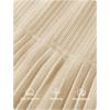 imageZESICA Womens 2025 Summer Sleeveless Midi Dresses Casual Crewneck Ribbed Knit Pleated A Line Swing Long Party DressApricot