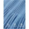imageZESICA Womens 2025 Summer Sleeveless Midi Dresses Casual Crewneck Ribbed Knit Pleated A Line Swing Long Party DressDusty Blue