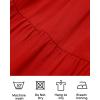imageZESICA Womens Boho 2025 Summer Square Neck Puff Sleeve Off Shoulder Smocked Tiered Casual A Line Short Mini DressFirered