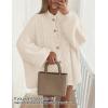 imageZESICA Womens Fall 2025 Cardigan Sweaters Long Sleeve Button Down Oversized Soft Knit Winter Coats Trendy OuterwearApricot
