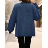 imageZESICA Womens Fall 2025 Cardigan Sweaters Long Sleeve Button Down Oversized Soft Knit Winter Coats Trendy OuterwearDarkblue