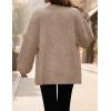 imageZESICA Womens Fall 2025 Cardigan Sweaters Long Sleeve Button Down Oversized Soft Knit Winter Coats Trendy OuterwearKhaki