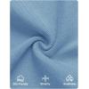 imageZESICA Womens 2025 Fall Off Shoulder Sweater Dress Formal Long Sleeve Faux Fur Knit Bodycon Side Slit Maxi DressesBlue