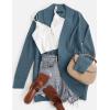 imageZESICA Womens Fall Winter 2025 Long Sleeve Open Front Casual Lightweight Soft Knit Cardigan Sweater OuterwearDustyblue