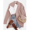 imageZESICA Womens Fall Winter 2025 Long Sleeve Open Front Casual Lightweight Soft Knit Cardigan Sweater OuterwearDustypink