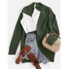 imageZESICA Womens Fall Winter 2025 Long Sleeve Open Front Casual Lightweight Soft Knit Cardigan Sweater OuterwearGreen