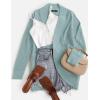 imageZESICA Womens Fall Winter 2025 Long Sleeve Open Front Casual Lightweight Soft Knit Cardigan Sweater OuterwearMint