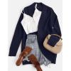 imageZESICA Womens Fall Winter 2025 Long Sleeve Open Front Casual Lightweight Soft Knit Cardigan Sweater OuterwearNavy