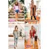 imageZESICA Womens Fall Winter 2025 Long Sleeve Open Front Casual Lightweight Soft Knit Cardigan Sweater OuterwearRust