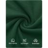 imageZESICA Womens 2025 Fall Long Sleeve Ruched Knit Bodycon Maxi Dress Cowl Neck Back Slit Formal Wedding Guest Cocktail DressesDark Green