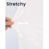 imageZESICA Womens 2025 Summer Double Lined Mini Bodycon Dress Trendy Fashion Sleeveless Slim Fit Short DressesWhite