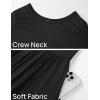 imageZESICA Womens Long Sleeve Fall Maxi Dress 2025 Crewneck Knit Casual Slim Swing Pleated Dresses with PocketsBlack