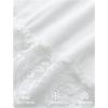 imageZESICA Womens Long Sleeve Off Shoulder Bodycon Dresses Fall 2025 Ruched Lace Wedding Guest Cocktail Formal Maxi DressWhite