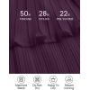 imageZESICA Womens 2025 Long Sleeve Crew Neck Ruffle Tiered Layered Chiffon Flowy Swing Long Midi DressDarkpurple