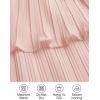 imageZESICA Womens 2025 Long Sleeve Crew Neck Ruffle Tiered Layered Chiffon Flowy Swing Long Midi DressPink