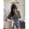 imageZESICA Womens Fall 2025 Turtleneck Batwing Long Sleeve Ribbed Knit Casual Soft Pullover Sweater Jumper TopDarkgrey