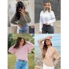 imageZESICA Womens Fall 2025 Turtleneck Batwing Long Sleeve Ribbed Knit Casual Soft Pullover Sweater Jumper TopOlive