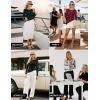 imageZESICA Womens Floral Long Sleeve Shirts 2025 Fall Boat Neck Mesh Ruched Tops Fitted Asymmetrical Going Out BlousesKhaki