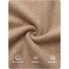 imageZESICA Womens Oversized Bow Sweaters Fall 2025 Cute Crewneck Long Sleeve Knit Pullover Sweater Jumper TopsKhaki