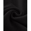 imageZESICA Womens Crew Neck Long Lantern Sleeve Fall 2025 Casual Loose Ribbed Knit Solid Soft Pullover Sweater TopsBlack