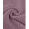 imageZESICA Womens Crew Neck Long Lantern Sleeve Fall 2025 Casual Loose Ribbed Knit Solid Soft Pullover Sweater TopsDarkviolet