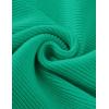 imageZESICA Womens Crew Neck Long Lantern Sleeve Fall 2025 Casual Loose Ribbed Knit Solid Soft Pullover Sweater TopsGreen