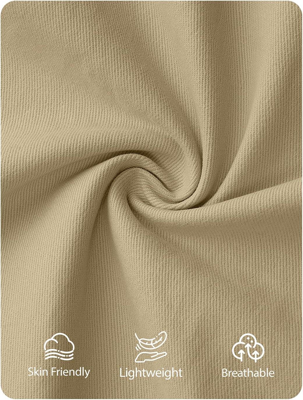 imageZESICA Womens Trendy Lightweight Oversized Barn Jackets 2025 fall Fashion Contrast Collar Zip Up Cargo Cotton Casual CoatKhaki