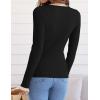 imageZESICA Womens Long Sleeve Crewneck Shirts 2025 Fall Ribbed Knit Sweater Slim Fitted Casual Basic Tee TopsDim