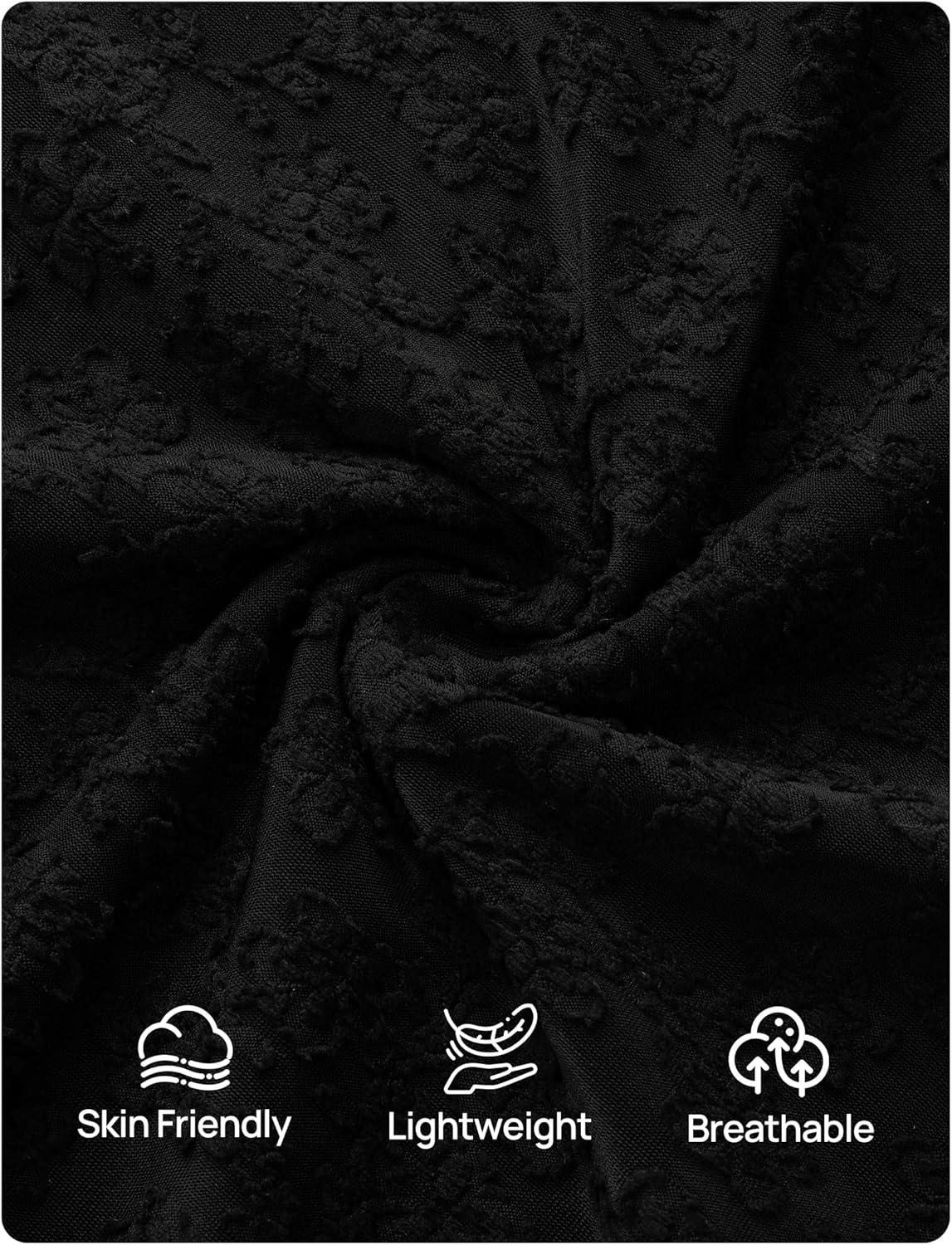 imageZESICA Womens Floral Halter Midi Dress 2026 Casual Elegant Sleeveless Flowy A Line Wedding Guest Cocktail DressesBlack