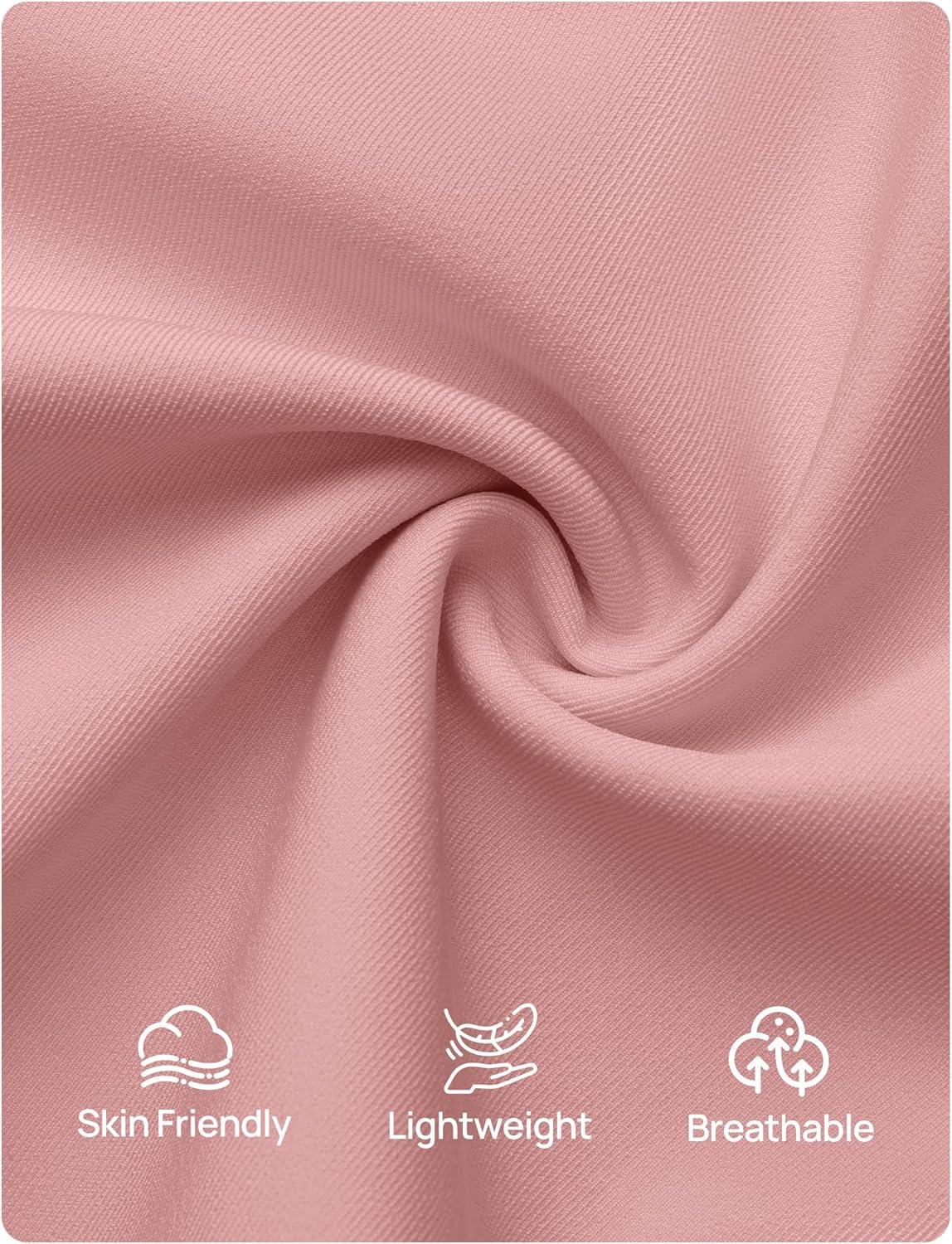 imageZESICA Womens Summer 2 Piece Short Sets 2026 Suit Vest Tops and Shorts Matching Set Business Casual OutfitsPink