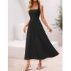 imageZESICA Womens Floral Halter Midi Dress 2026 Casual Elegant Sleeveless Flowy A Line Wedding Guest Cocktail DressesBlack