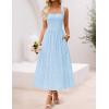 imageZESICA Womens Floral Halter Midi Dress 2026 Casual Elegant Sleeveless Flowy A Line Wedding Guest Cocktail DressesBlue