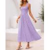 imageZESICA Womens Floral Halter Midi Dress 2026 Casual Elegant Sleeveless Flowy A Line Wedding Guest Cocktail DressesPurple