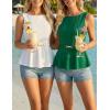 imageZESICA Peplum Tank Top for Women Trendy Summer 2026 Babydoll Sleeveless Business Casual Dressy Tops Work Shirt BlouseWhite