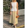 imageZESICA Peplum Tank Top for Women Trendy Summer 2026 Babydoll Sleeveless Business Casual Dressy Tops Work Shirt BlouseWhite