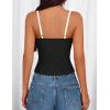 imageZESICA Womens Sleeveless Lace Camisole Tops Summer 2026 Spaghetti Strap Tank Top Y2k Sexy Going Out Trendy ShirtsBlack