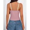 imageZESICA Womens Sleeveless Lace Camisole Tops Summer 2026 Spaghetti Strap Tank Top Y2k Sexy Going Out Trendy ShirtsPink