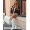 image:imageZESICA Crdigans for Women Trendy 2026 Tie Front Bow Sweaters Casual Long Sleeve Winter Clothing CoatsCaramel