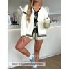 image:imageZESICA Crdigans for Women Trendy 2026 Tie Front Bow Sweaters Casual Long Sleeve Winter Clothing CoatsWhite