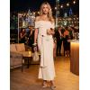 image:imageZESICA Womens 2026 Off Shoulder Bodycon Maxi Dress Summer Spring Formal Elegant Cocktail Party Wedding Guest Midi DressesApricot